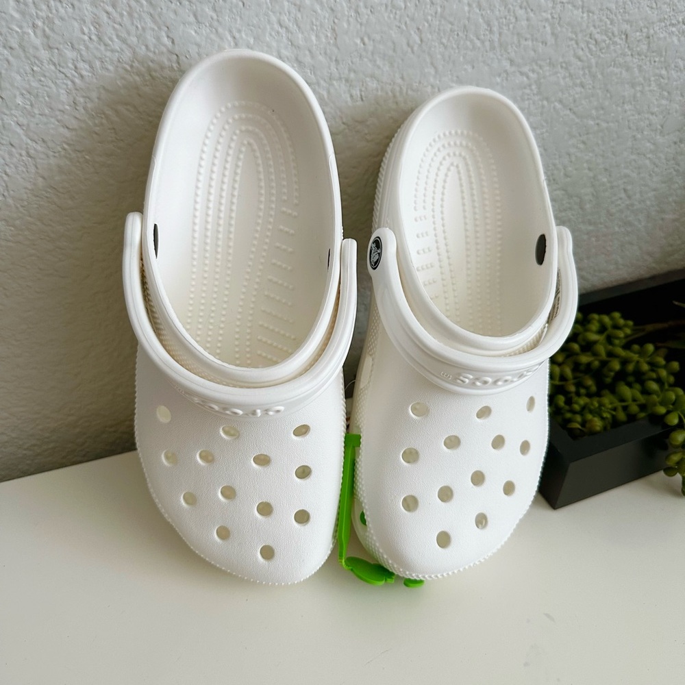 White Crocs Clogs